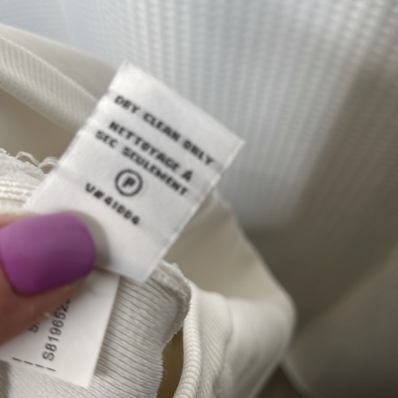 Diane Von Furstenberg DVF Samara Crochet Hem Knit Flare Skirt Sz M - Picture 12 of 15